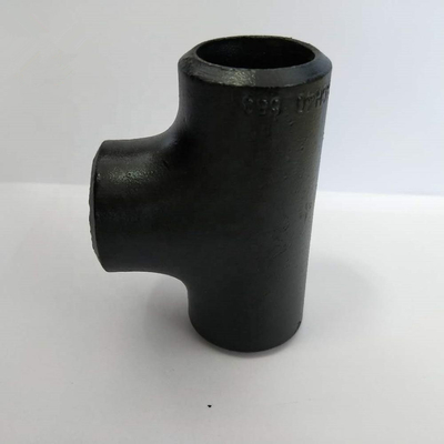 Черный покрашенный штуцер трубы BW дюйма ASME B16.47 CS 48 тройника ASME B16.9 равный перекрестный